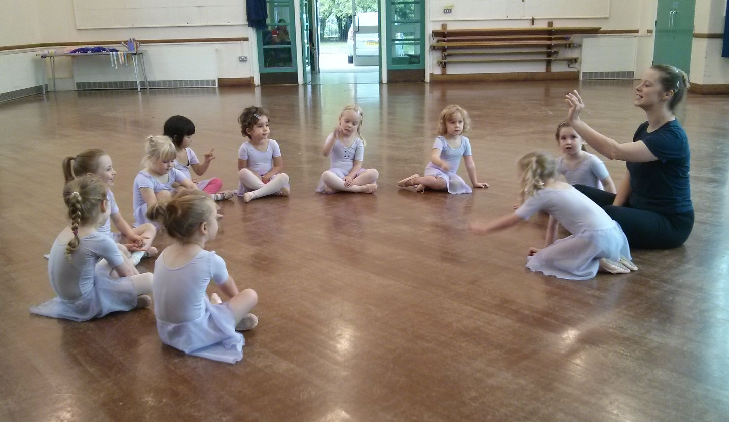 Young ballet dancers
