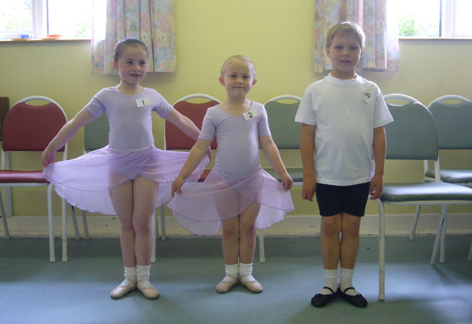 Primary children ready for their exam